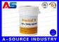 Create Prescription Steroid Plastic Pill Bottle Label 80*30 mm Size Embossed