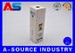 White Package Box Gold Foil Shiny Vial Carton Box With Scratch Off Security Code