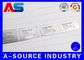 Custom 30ml Vial Labels Brushed Aluminum Foil Printing For Pharma Grade Steroids