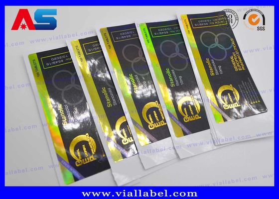 Strong Adhesive Holographic Peptide Bottle Labels