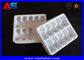 Pharmacy White 60C PVC Blister Tray Of 10 2ml Vials