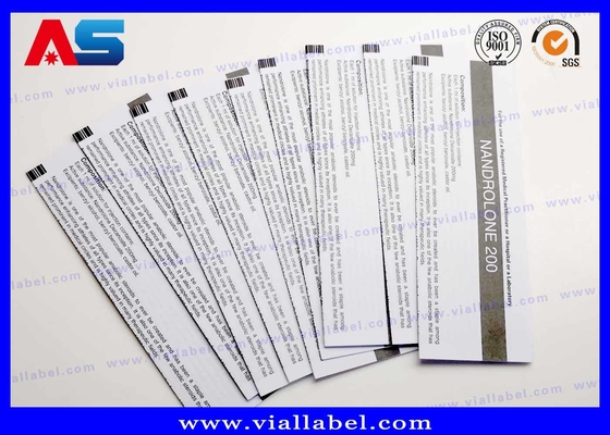 Foldable 10ml Paper Leaflet Inserts Printing For Peptide Description