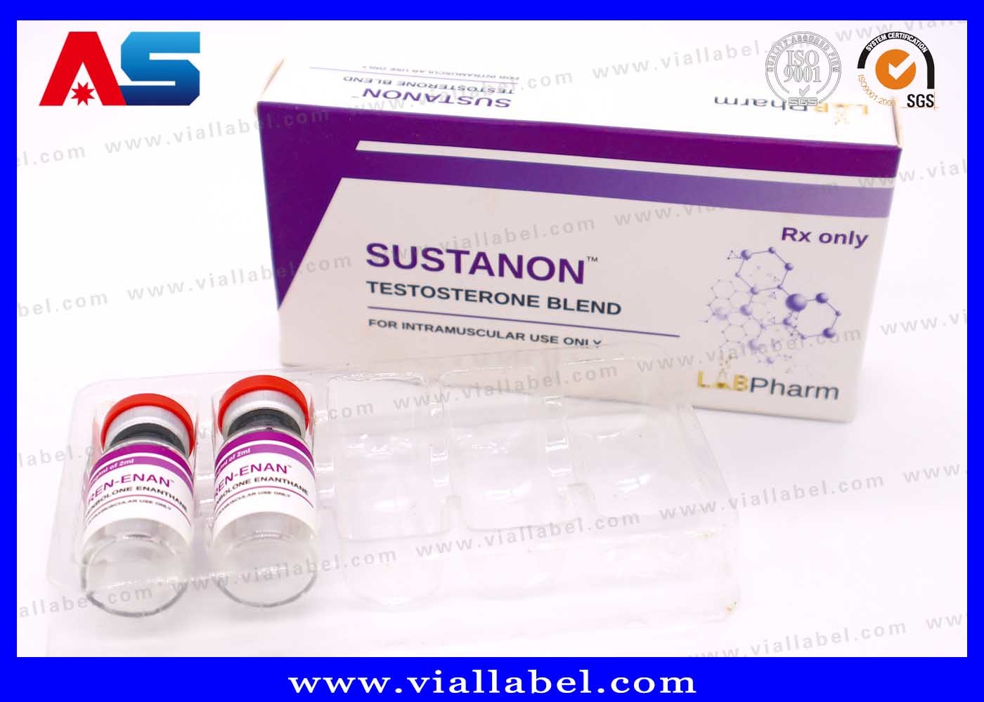 Samicolan Box Premium UV Matte & Embossed Paper Box for 2x2ml Semaglutide Vials ...