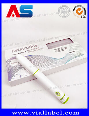 Synedica Green Pen Packaging Box – Custom Peptide Injection Pen Case for Reta 40mg Peptide Injection Pen, Synedica Injection Pen
