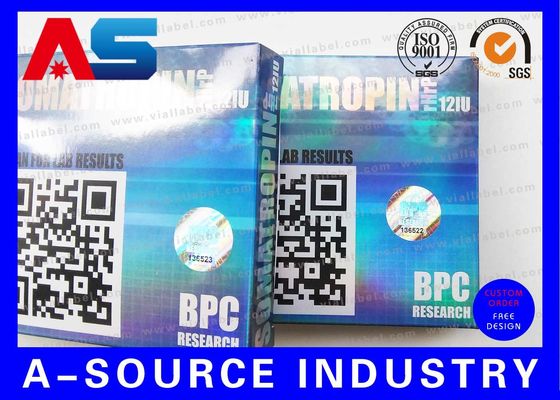 2ml Vial Storage Pharmaceutical Packaging Box , Plastic Trays And Paper Leaflets 10 vials