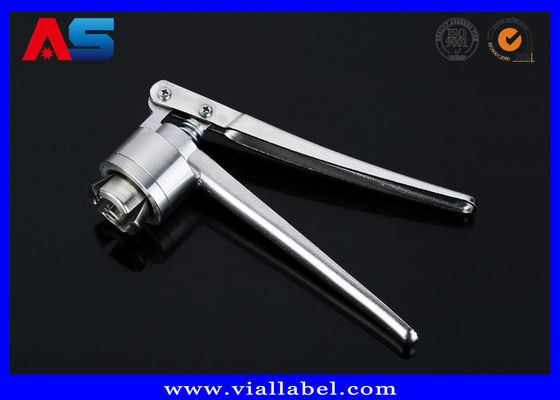 Stainless Steel Manual Crimping Machine / Manual Vial Crimper For 20mm / 13mm Flip Off Caps