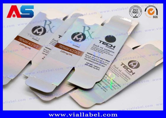 Muscledevelop Silver Foil Embossed 10ml Vial Storage Box Of Injectables Peptide Meditech Muscle Growth