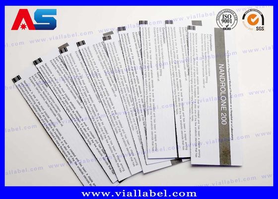 Pharmaceutical Flyer Custom Leaflet Printing For Peptide Bodybuilding Drostanolone Propionate Oil Instruction
