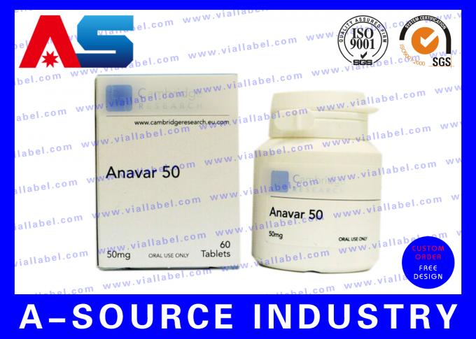 Glossy / Matt 10ml Vial Boxes For Oral Tablet Bottles Steroid ...