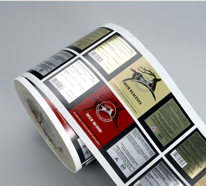 10ml Vial Labels And Boxes Printing With Vials And Caps, Silver Foil